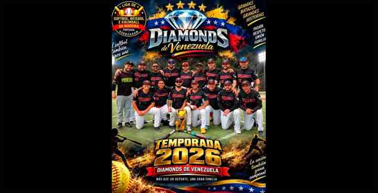 Diamonds de Venezuela se consagró campeón de la sexta edición del Torneo de Softbol en Madeira